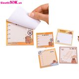 Tệp 50 Tờ Giấy Note Capybara Cool Ngầu 