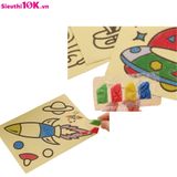  Tranh Cát Nghệ Thuật Cho Bé Thỏa Sức Sáng Tạo 16*12cm 