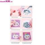  Tranh Đính Đá Size 17*17Cm Mix Nhiều Hình Dễ Thương Cực Xinh 