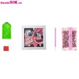  Tranh Đính Đá Size 17*17Cm Mix Nhiều Hình Dễ Thương Cực Xinh 