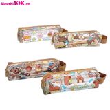  Túi Bút Capybara Nhựa Trong Có Quai 