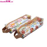  Túi Bút Capybara Nhựa Trong Có Quai 