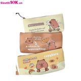  Túi Bút Capybara Pu Dễ Thương 