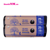  Vipaco Túi Rác Rút Dây Siêu Đa Năng 25L 55X65Cm 19 Túi 24/T 