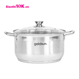  Nồi Inox Goldsun 5 Đáy 16Cm 32/T 