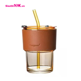  Cốc Thủy Tinh Uống Nước Có Bao Da 380Ml 58/T 