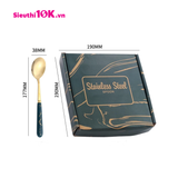  Thìa Inox Vân Đá Tráng Vàng Tm 6/H 200H/T 