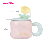  Cốc Sứ Hoa Kèm Thìa 60/T 