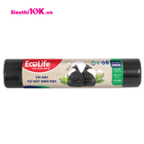  Túi Rác Thsh Ecolife 55X65Cm Đen (500Gr/Cuộn) 