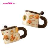 Cốc Sứ Charm Bánh Mì Kèm Thìa 360Ml 60/T 