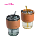  Cốc Thủy Tinh Uống Nước Có Bao Da 380Ml 58/T 