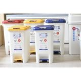  Thùng Rác Đạp Chữ Nhật Hiro 10L Kèm Ruột Tp 8/T 