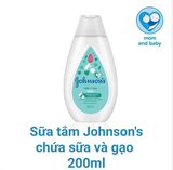  Sữa Tắm Johnson'S Chứa Sữa Và Gạo 200Ml 48/T 