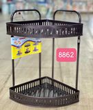  8862 - Kệ Góc 2 Tầng Đen 203 Inox 12/T 