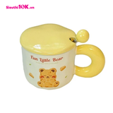  Cốc Sứ Gấu Nâu Little Bear Kèm Thìa 400Ml 60/T 
