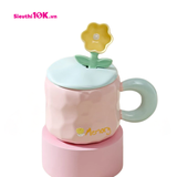  Cốc Sứ Hoa Kèm Thìa 60/T 