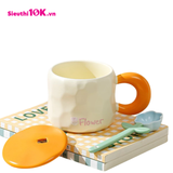  Cốc Sứ Hoa Kèm Thìa 60/T 