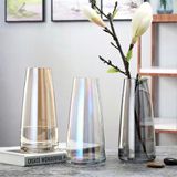  Bình Hoa Thủy Tinh Trụ Bo Góc Sz22 (trộn màu) 36/T 