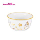  Bát Sứ Mèo Vàng Kèm Thìa 2/H 40H/T 