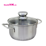  Nồi Five Quai Đũa 3 Đáy 16Cm Bo3 Núm Tròn Vk 