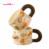  Cốc Sứ Charm Bánh Mì Kèm Thìa 360Ml 60/T 