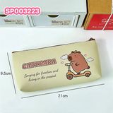  Túi Bút Capybara Pu Dễ Thương 