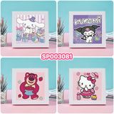  Tranh Đính Đá Size 17*17Cm Mix Nhiều Hình Dễ Thương Cực Xinh 