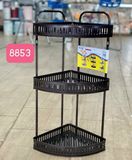  8853 - Kệ Góc 3 Tầng Đen 204 Inox 12/T 