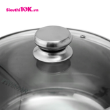  Nồi Five Quai Đũa 3 Đáy 24Cm B3 Núm Tròn Vk 