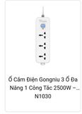  Ổ Cắm Gongniu N1030-3M Chống Sét 