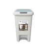  Bật Rác Vuông 2 Nắp 15L 4035 Sl 6/T (Trắng) 