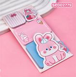  Set 4 Món Giấy Note 80 Tờ, Nhân Vật Hoạt Hình Cute 