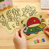  Tranh Cát Nghệ Thuật Cho Bé Thỏa Sức Sáng Tạo 16*12cm 