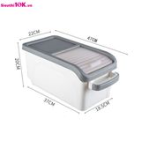  Thùng Gạo Bằng Nhựa Mt3234 15Kg 24/T 