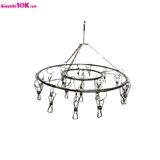  Móc Dù Inox Tròn Dày Đẹp 20 Kẹp Hh 