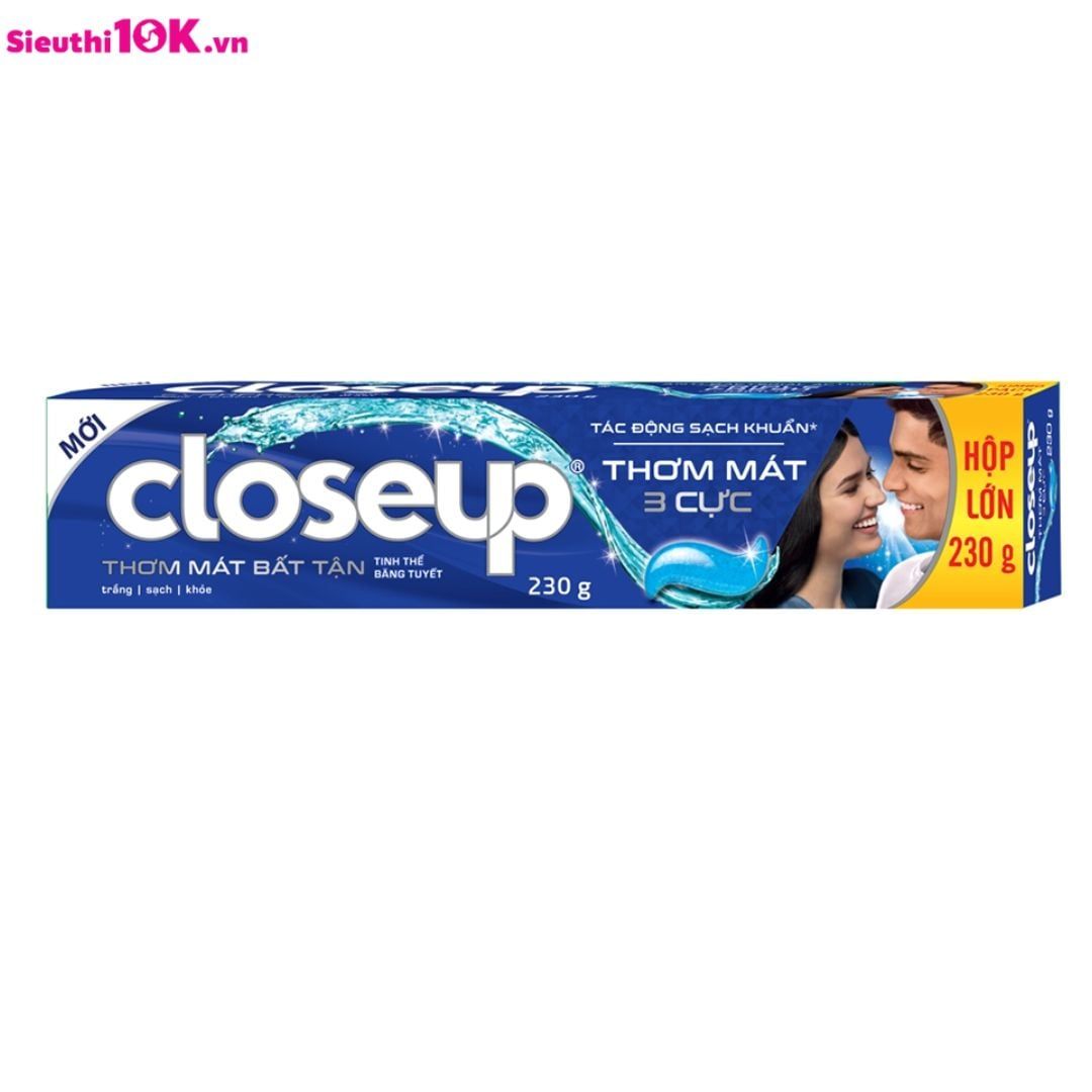  Kem Đánh Răng Closeup Tinh Thể Băng Tuyết 230G 
