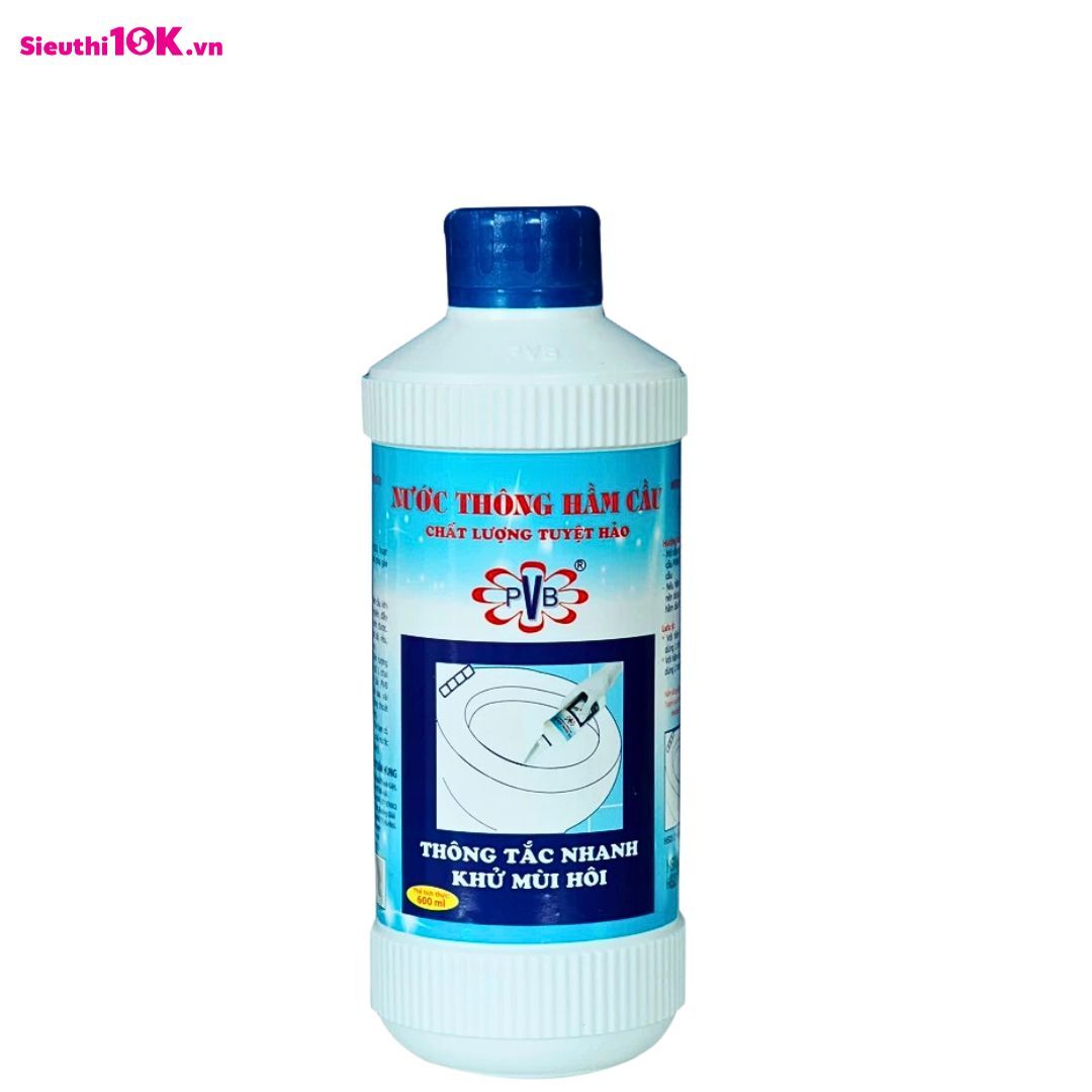  Nước Thông Hầm Cầu Pvb Chai 600Ml 