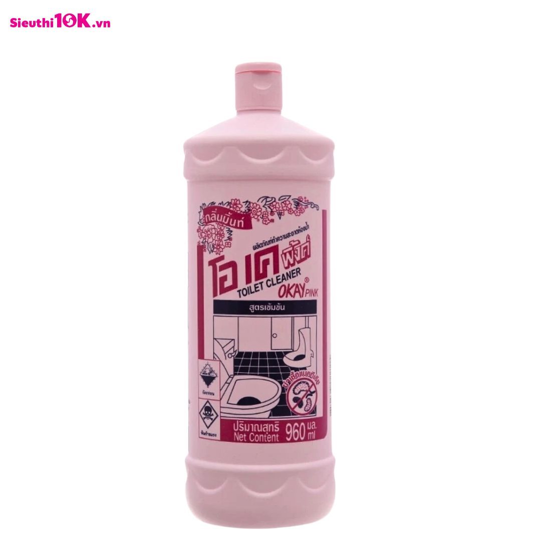  Okay Tẩy Toilet Hồng Thái 960Ml 12/T 