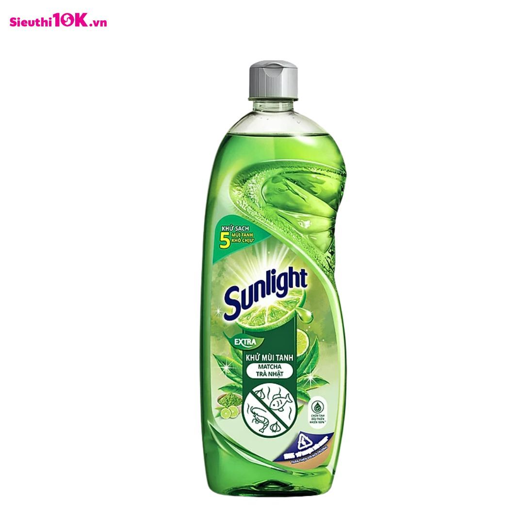  Sunlight Nước Rửa Chén Matcha Trà Nhật Chai 750G 15/T 