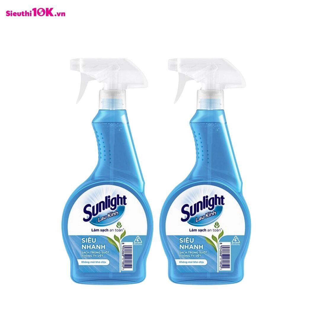  Sunlight Nước Lau Kính Làm Sạch Và An Toàn 500Ml 12/T 