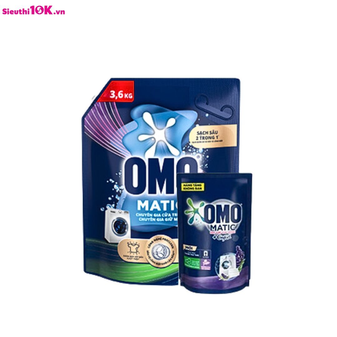  Omo Matic Ng Giữ Màu Cửa Trước Túi 3.6Kg 4/T 
