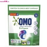  Viên Giặt Omo 3In1 Khử Mùi 17V 442G 