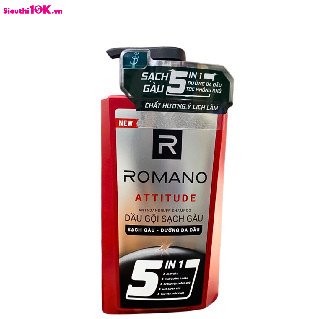  Romano Dầu Gội 5In1 Attitude 650G 