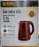  Ấm Siêu Tốc 2 Lớp Goldsun 2,2L Gkt2612 12/T 