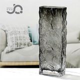  Bình Hoa Thủy Tinh La Mã Sz30 Xám - Xanh 028 16/T 