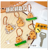  Móc Khoá Dẹt Capybara Siêu Cute 