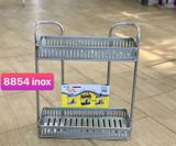  8854 - Kệ Chữ Nhật 2 Tầng Đen 201 Inox 12/T 