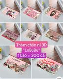  Thảm Nỉ 3D Hình Labubu 40*60Cm 300/T 