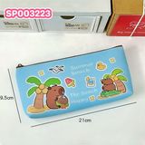  Túi Bút Capybara Pu Dễ Thương 