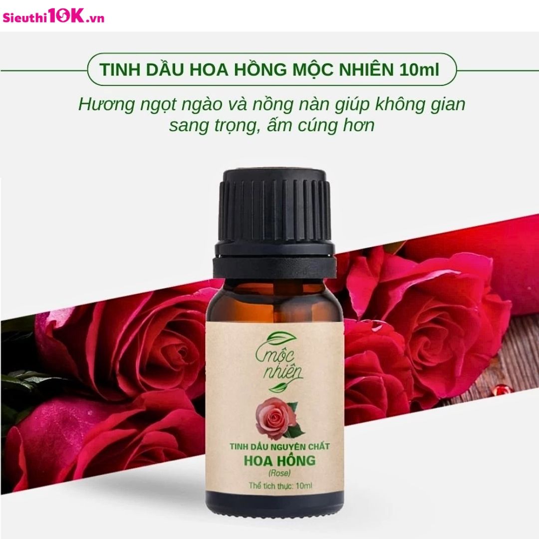  Tinh Dầu Mộc Nhiên - Hương Hoa Hồng 10Ml 15/B 